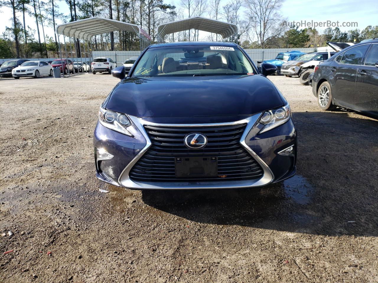 2017 Lexus Es 350 Blue vin: 58ABK1GG4HU043373