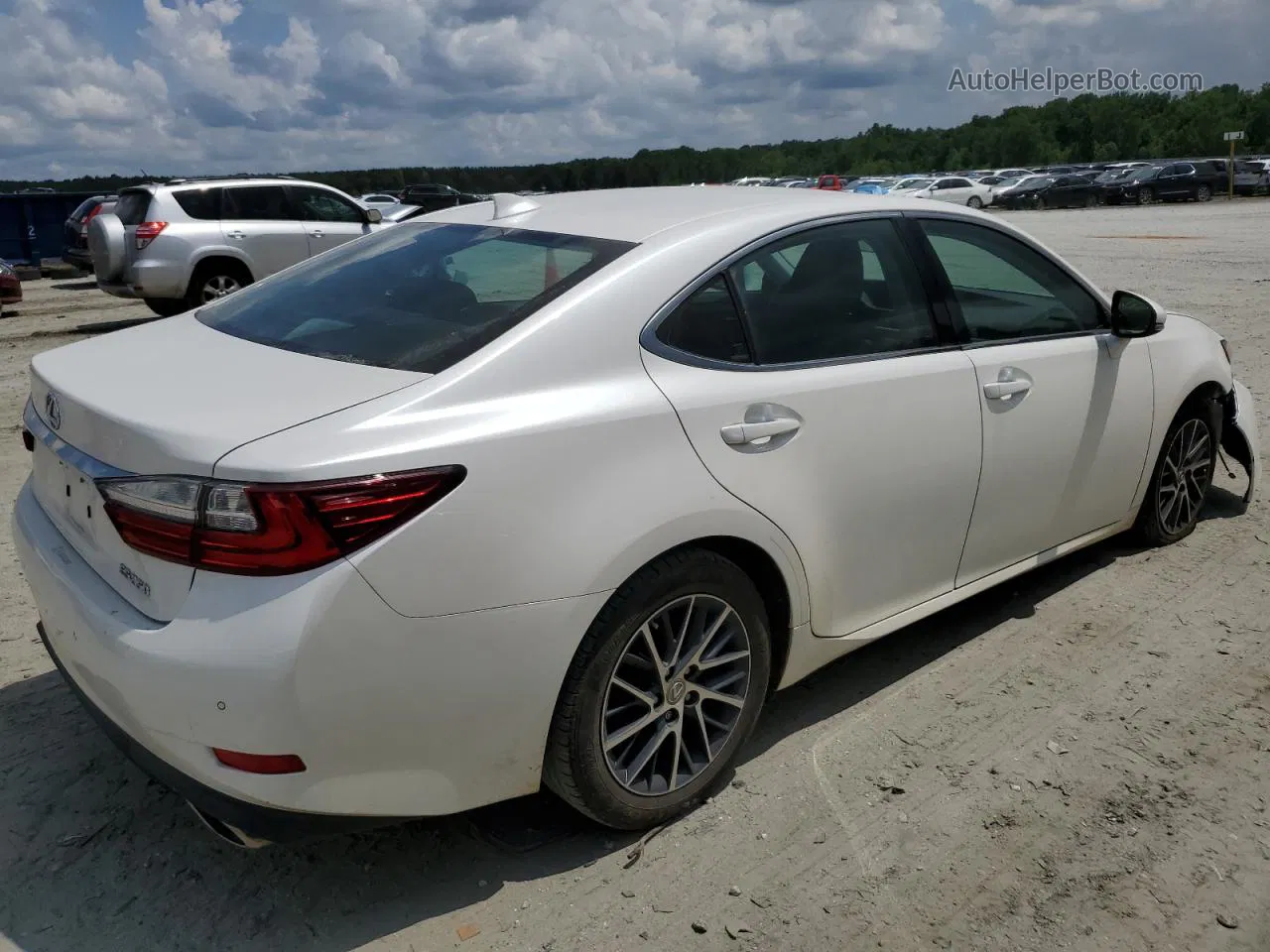 2017 Lexus Es 350 White vin: 58ABK1GG4HU050601