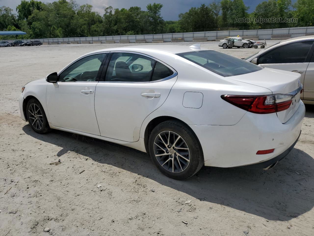 2017 Lexus Es 350 White vin: 58ABK1GG4HU050601