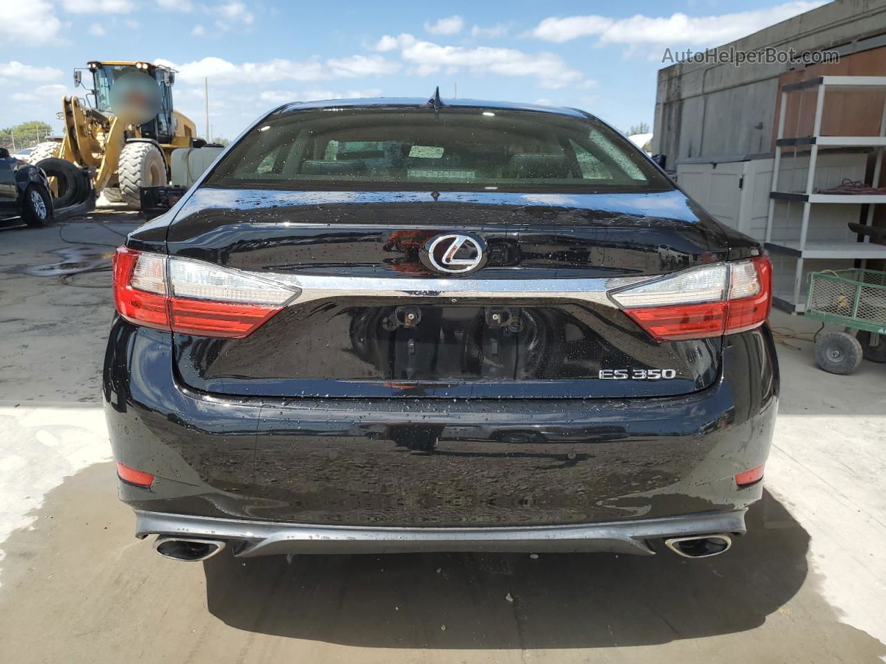 2017 Lexus Es 350 Black vin: 58ABK1GG4HU055149