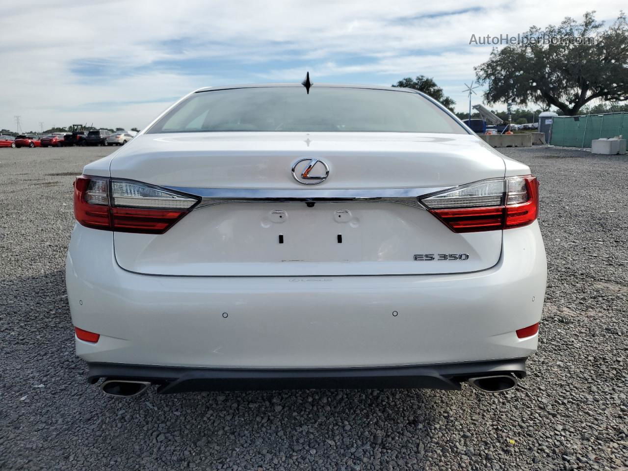 2017 Lexus Es 350 White vin: 58ABK1GG4HU056267