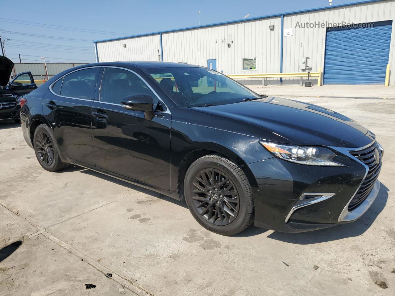 2017 Lexus Es 350 Black vin: 58ABK1GG4HU058004