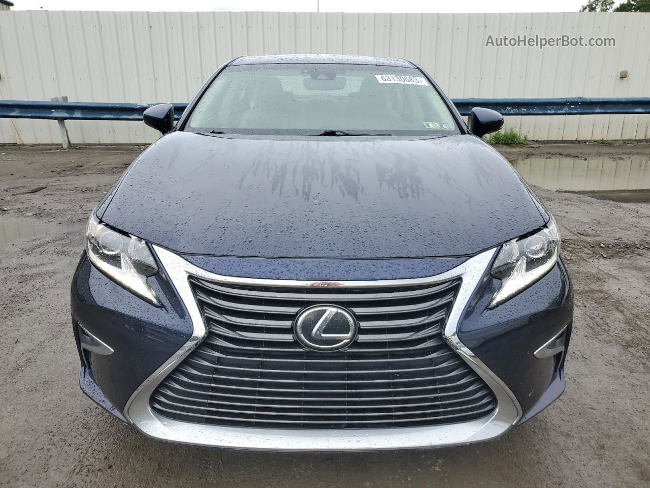 2017 Lexus Es 350 Синий vin: 58ABK1GG4HU060741