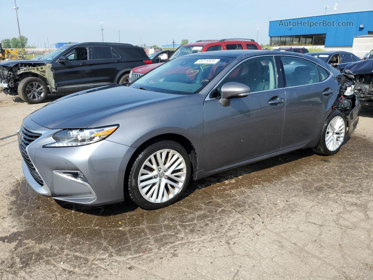 2017 Lexus Es 350 Gray vin: 58ABK1GG4HU068161