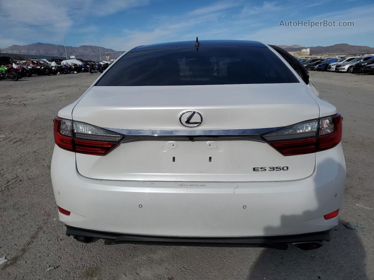 2018 Lexus Es 350 White vin: 58ABK1GG4JU080722