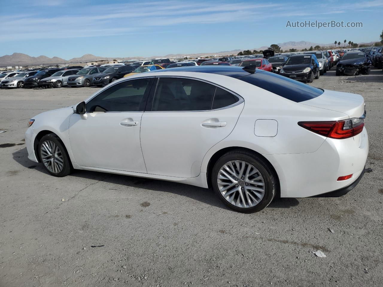 2018 Lexus Es 350 White vin: 58ABK1GG4JU080722