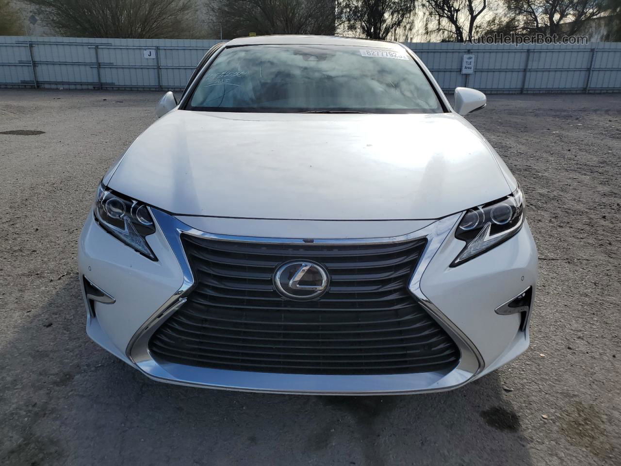 2018 Lexus Es 350 White vin: 58ABK1GG4JU080722