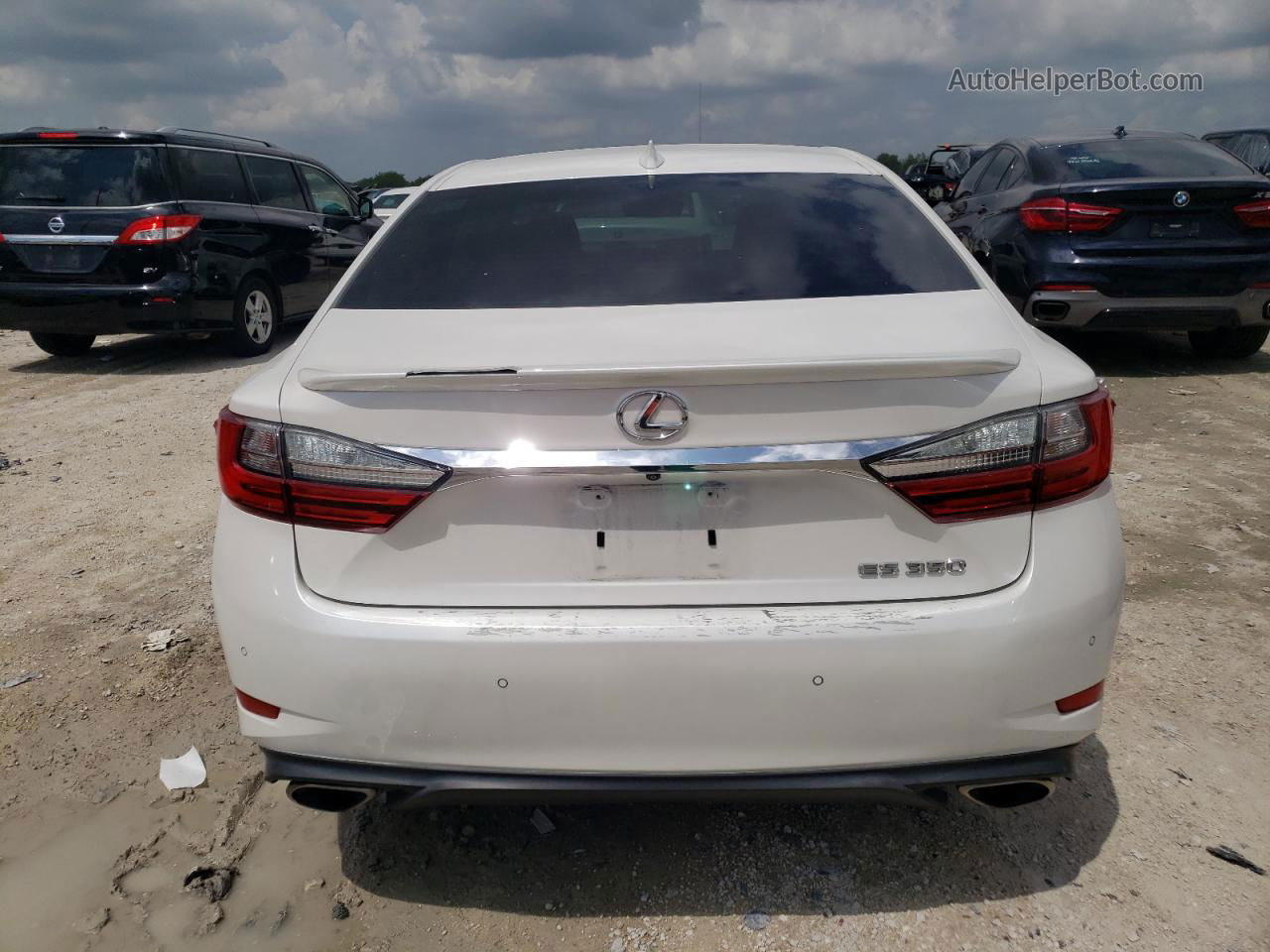 2018 Lexus Es 350 White vin: 58ABK1GG4JU087007