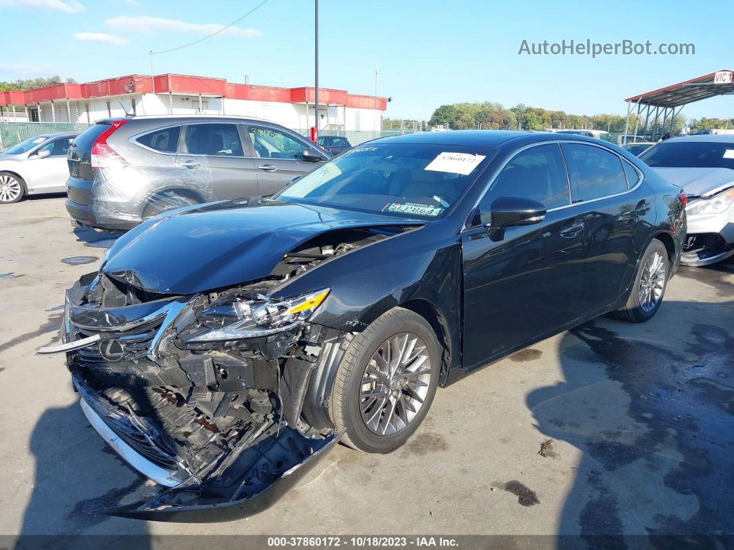 2018 Lexus Es 350 Black vin: 58ABK1GG4JU091851