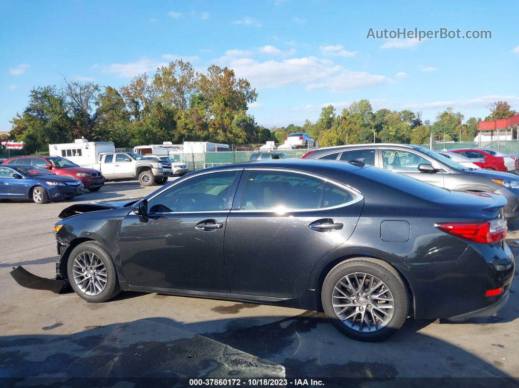 2018 Lexus Es 350 Black vin: 58ABK1GG4JU091851