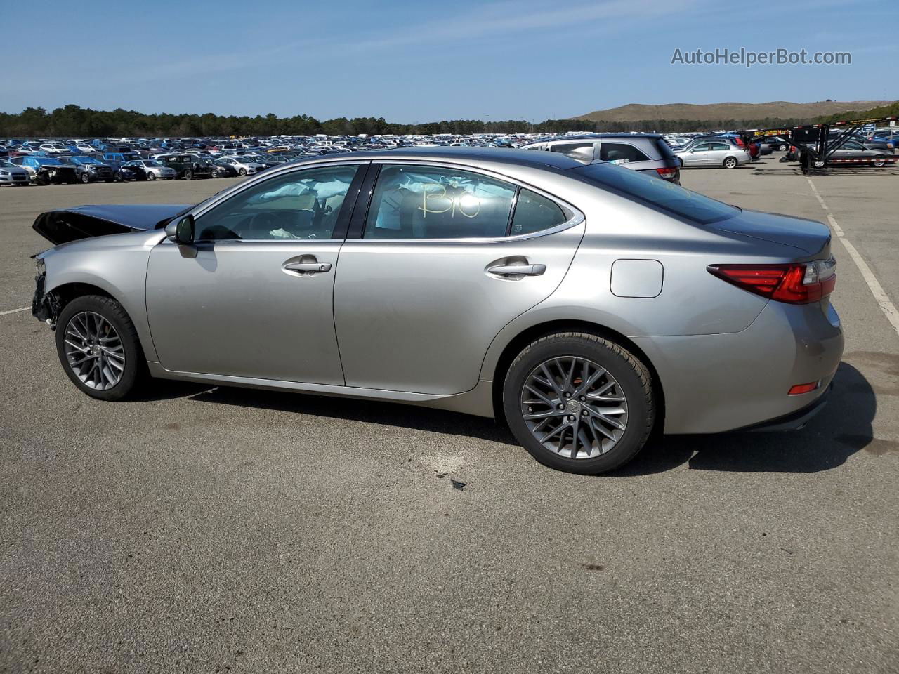 2018 Lexus Es 350 Silver vin: 58ABK1GG4JU096872