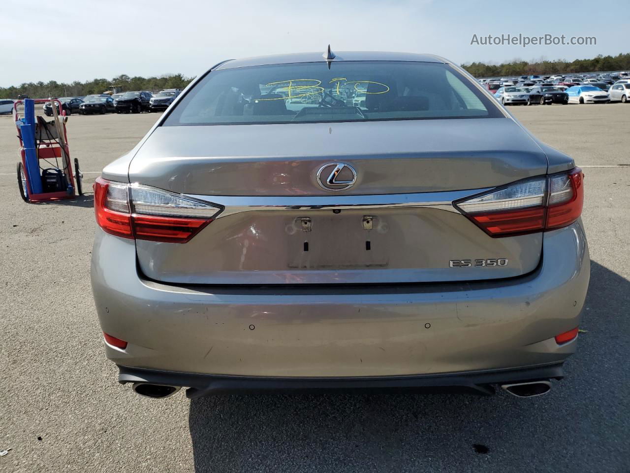 2018 Lexus Es 350 Silver vin: 58ABK1GG4JU096872