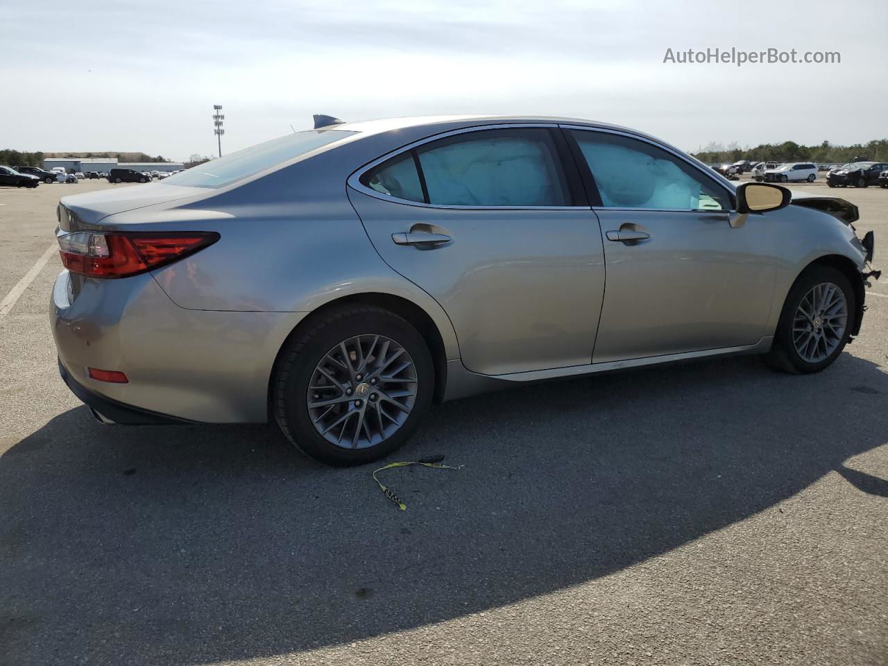 2018 Lexus Es 350 Silver vin: 58ABK1GG4JU096872