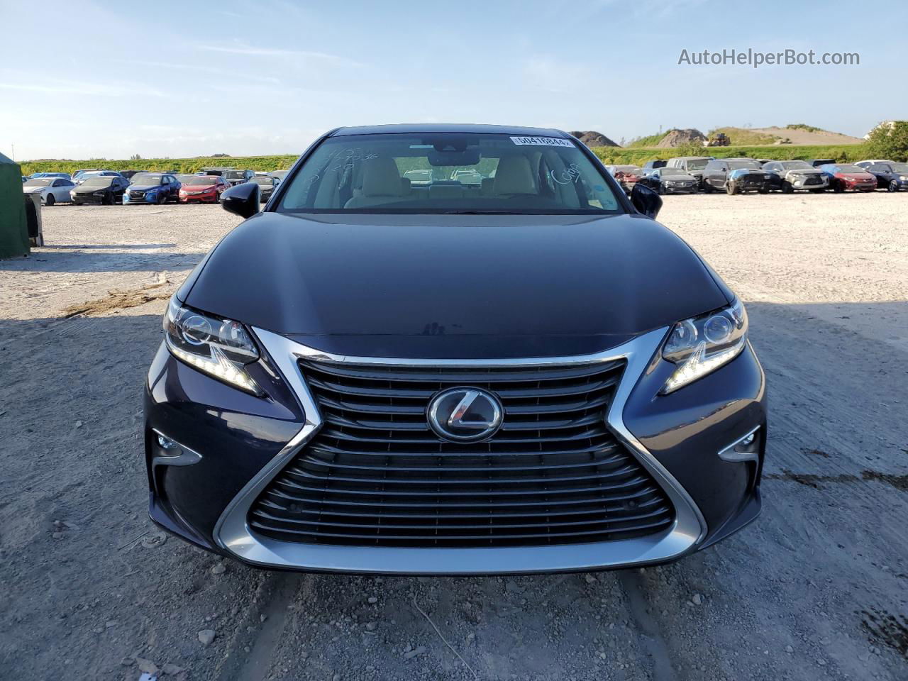 2018 Lexus Es 350 Синий vin: 58ABK1GG4JU105120