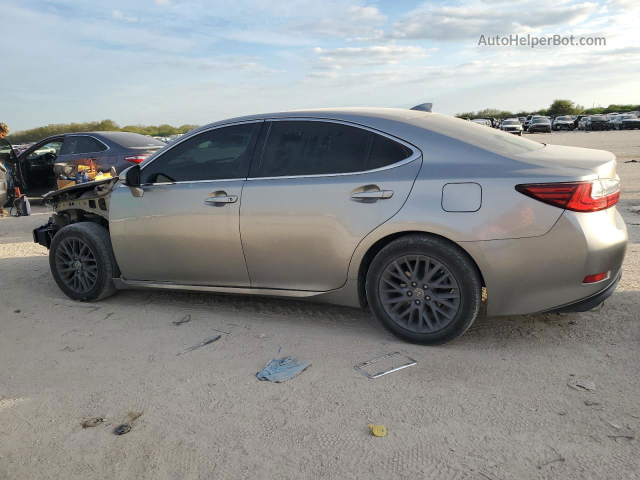 2018 Lexus Es 350 Gray vin: 58ABK1GG4JU113881