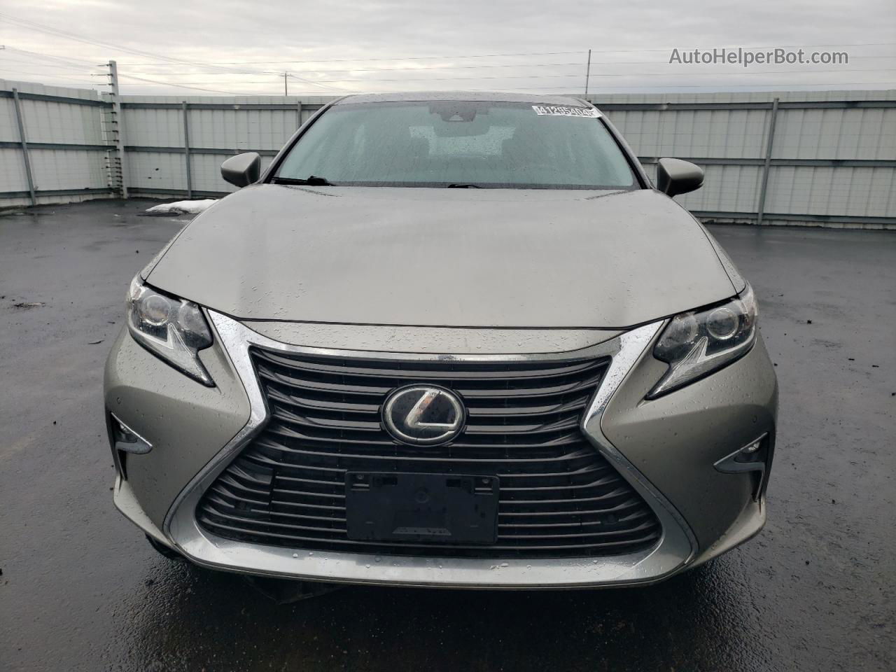 2018 Lexus Es 350 Золотой vin: 58ABK1GG4JU115551