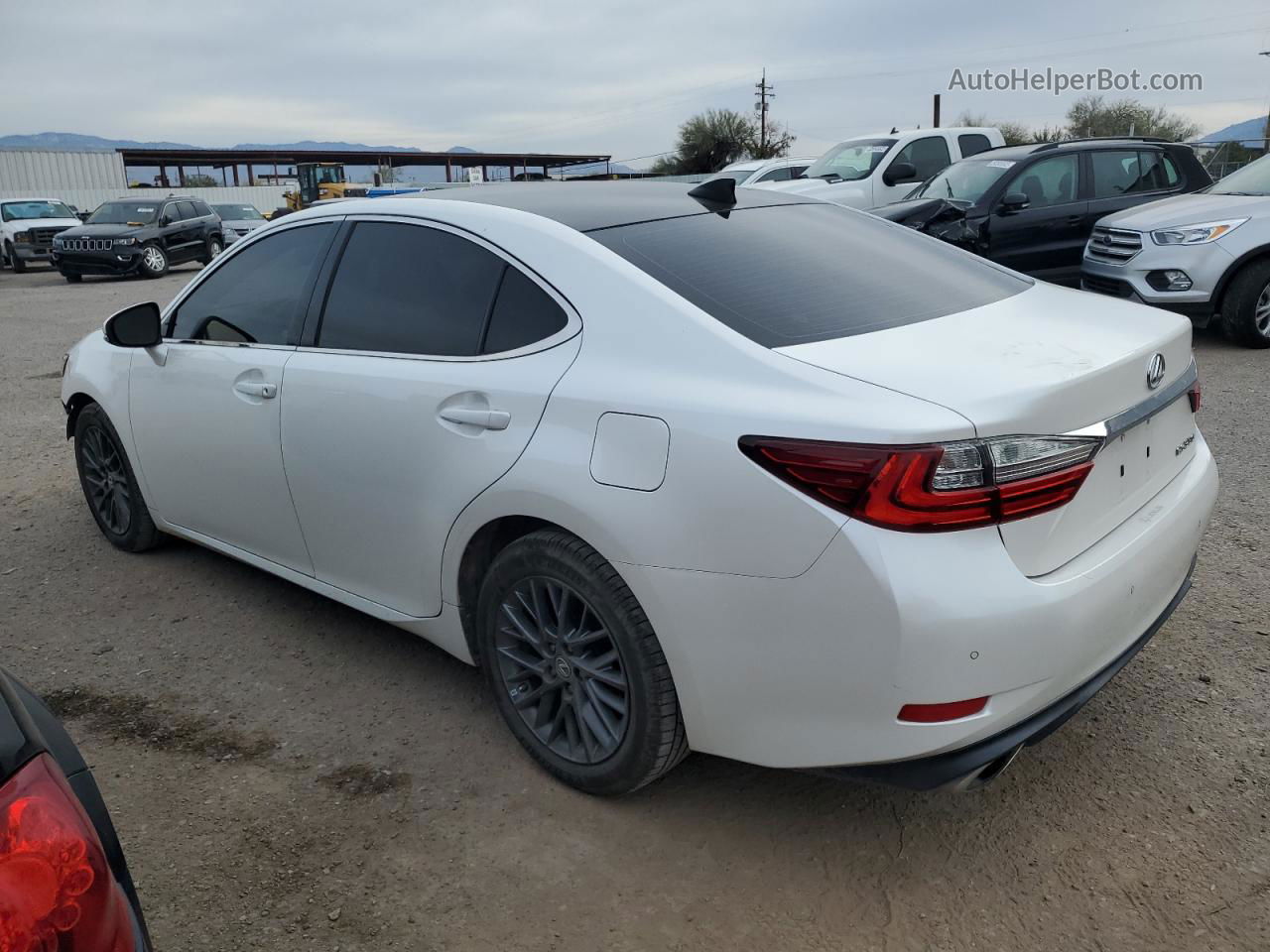 2018 Lexus Es 350 White vin: 58ABK1GG4JU116067