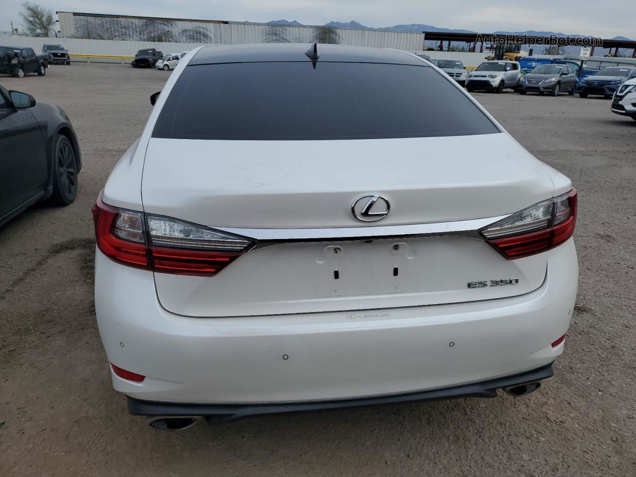 2018 Lexus Es 350 Белый vin: 58ABK1GG4JU116067