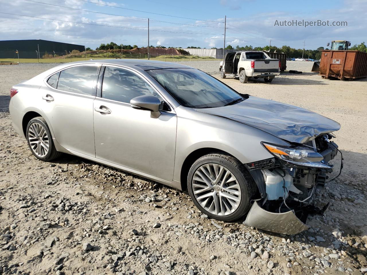 2016 Lexus Es 350 Gray vin: 58ABK1GG5GU018562