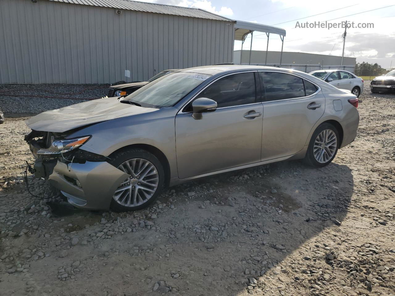 2016 Lexus Es 350 Gray vin: 58ABK1GG5GU018562