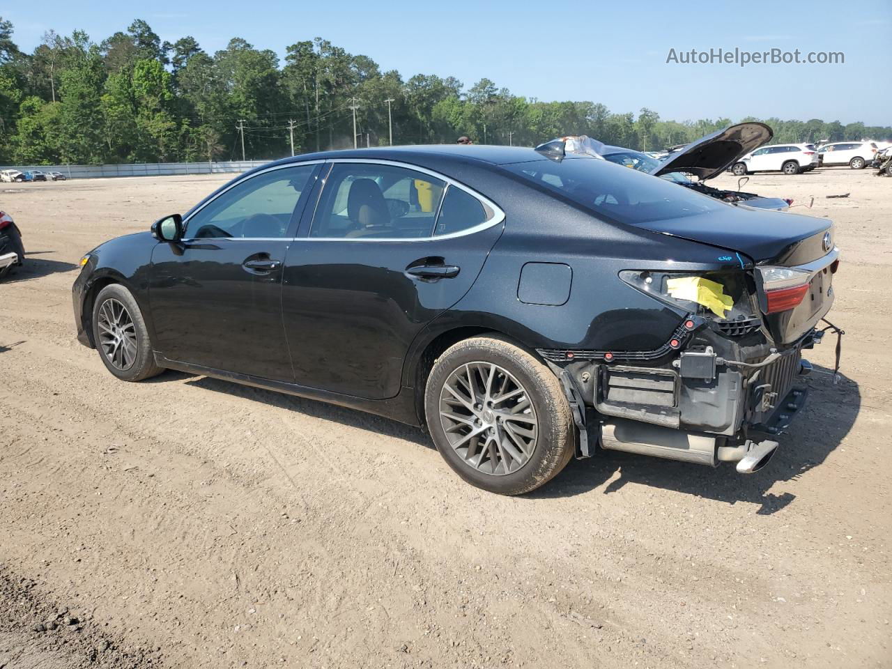 2016 Lexus Es 350 Black vin: 58ABK1GG5GU025558