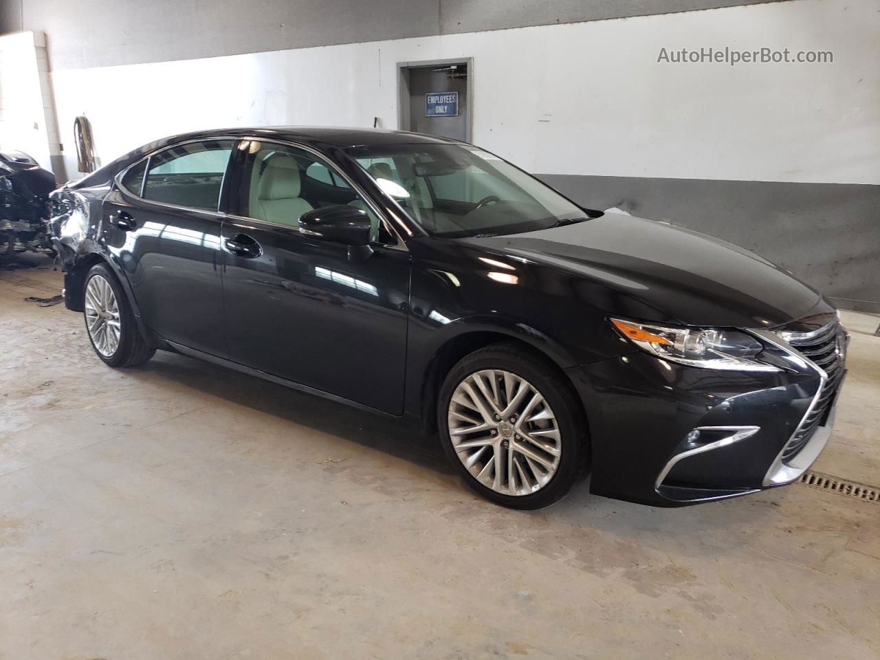 2016 Lexus Es 350 Черный vin: 58ABK1GG5GU030162