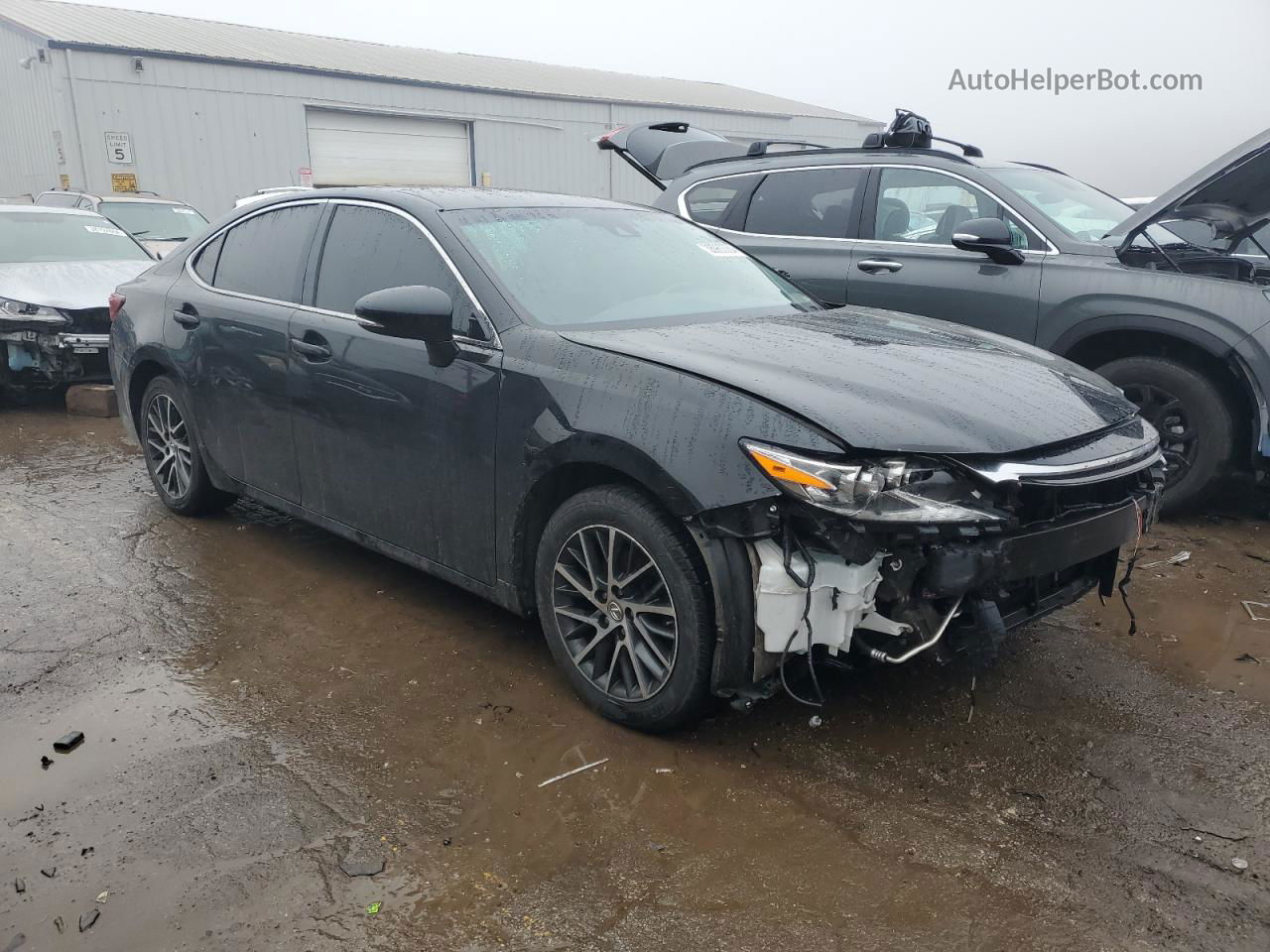 2017 Lexus Es 350 Black vin: 58ABK1GG5HU036027