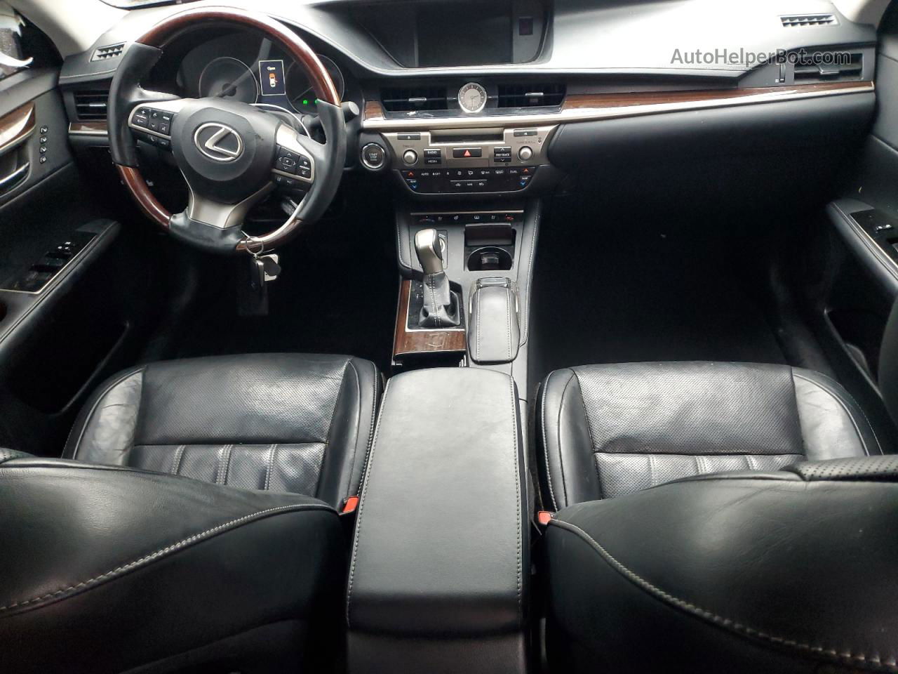 2017 Lexus Es 350 Черный vin: 58ABK1GG5HU036027