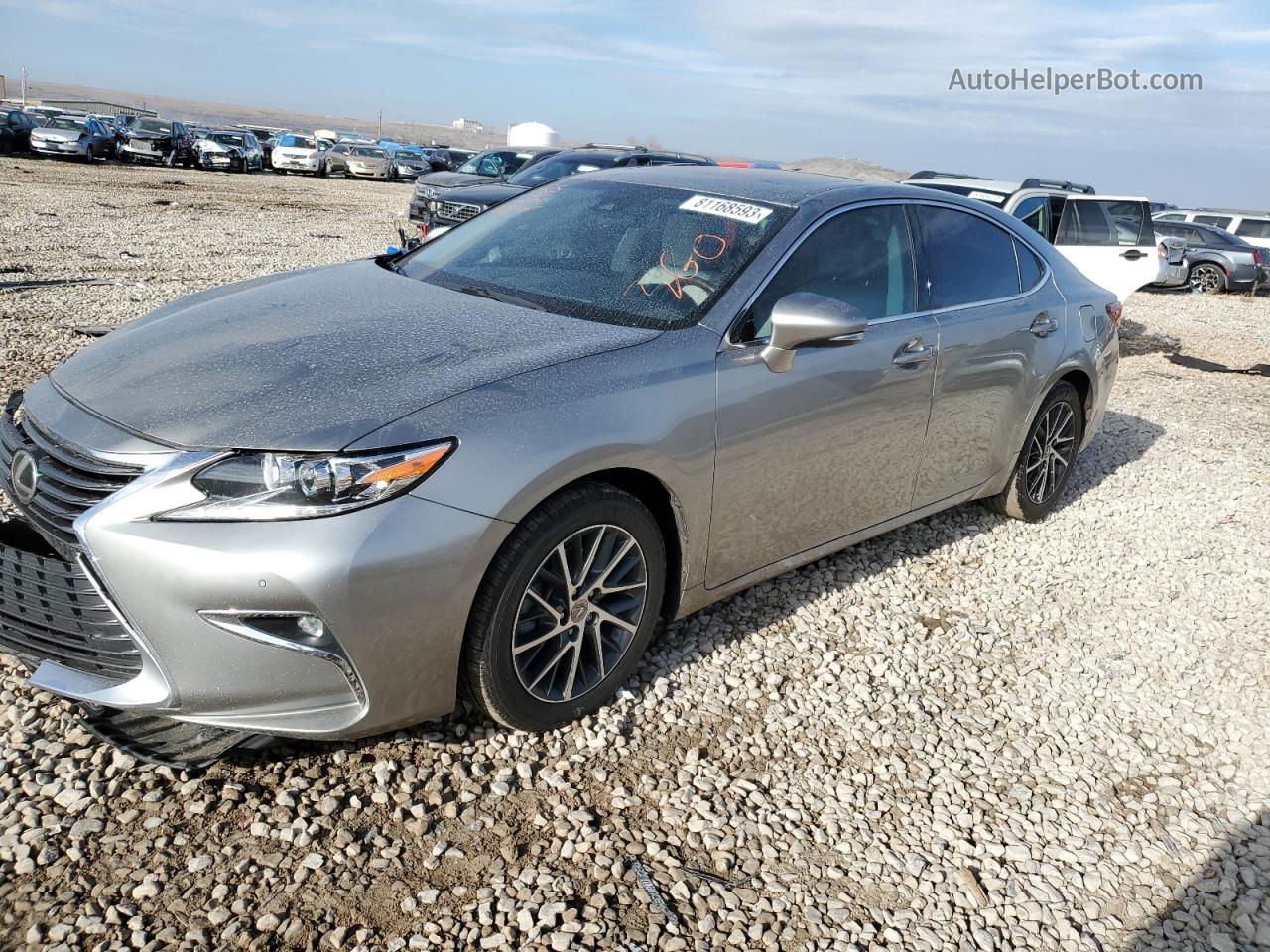 2017 Lexus Es 350 Silver vin: 58ABK1GG5HU042961