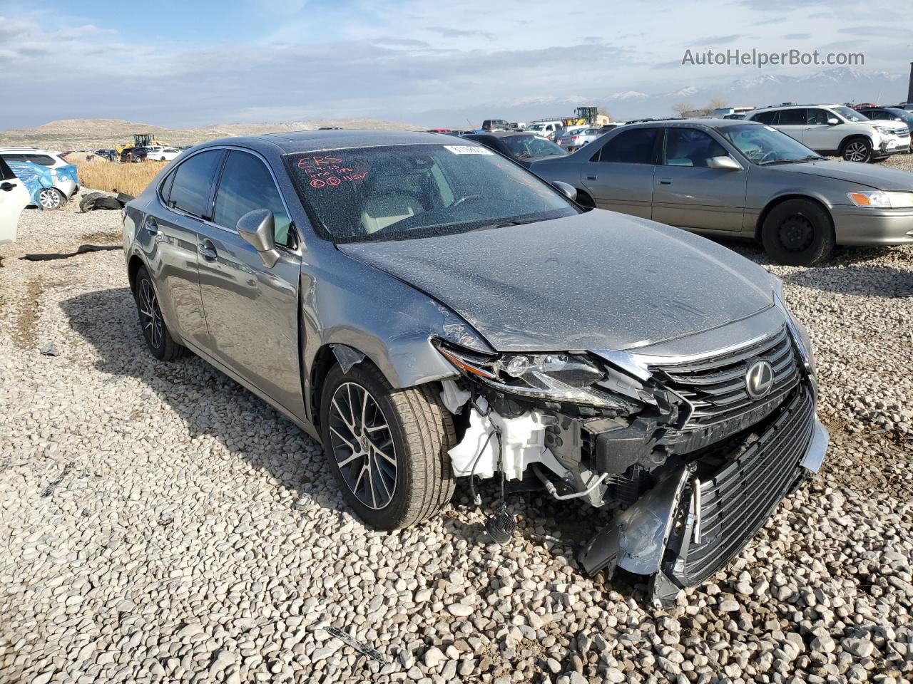 2017 Lexus Es 350 Silver vin: 58ABK1GG5HU042961