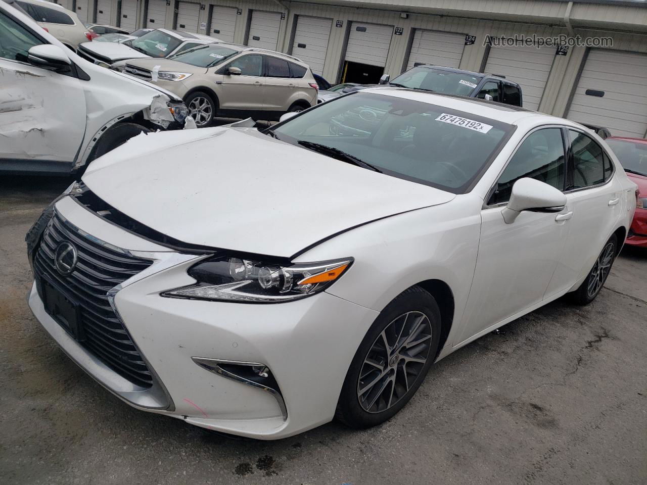 2017 Lexus Es 350 Белый vin: 58ABK1GG5HU046430