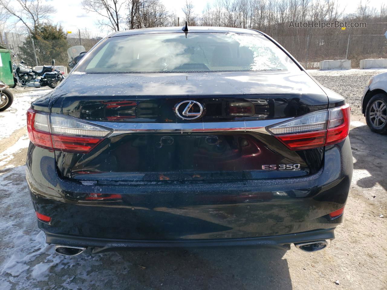 2017 Lexus Es 350 Black vin: 58ABK1GG5HU053846