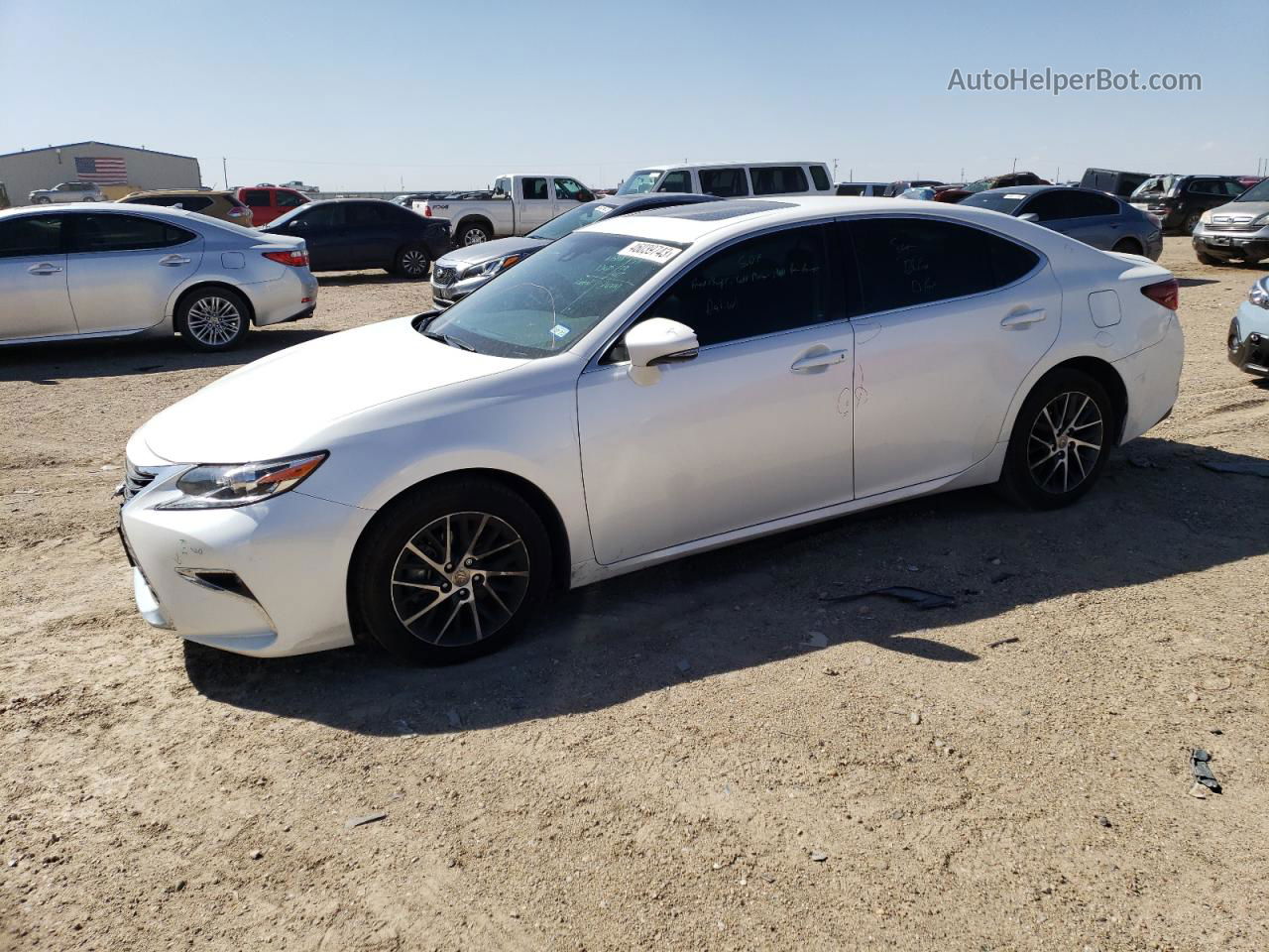 2017 Lexus Es 350 White vin: 58ABK1GG5HU055628