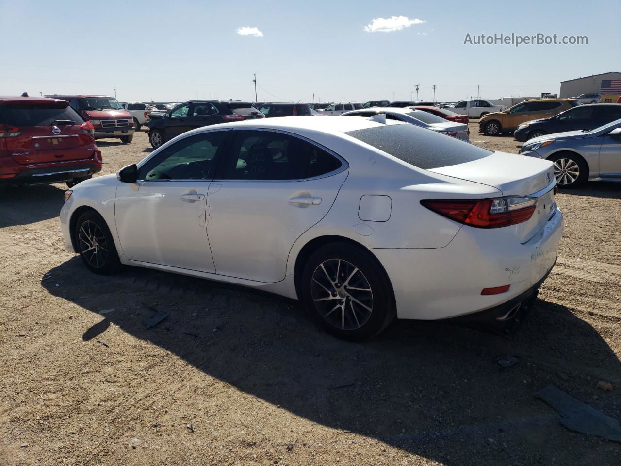 2017 Lexus Es 350 White vin: 58ABK1GG5HU055628