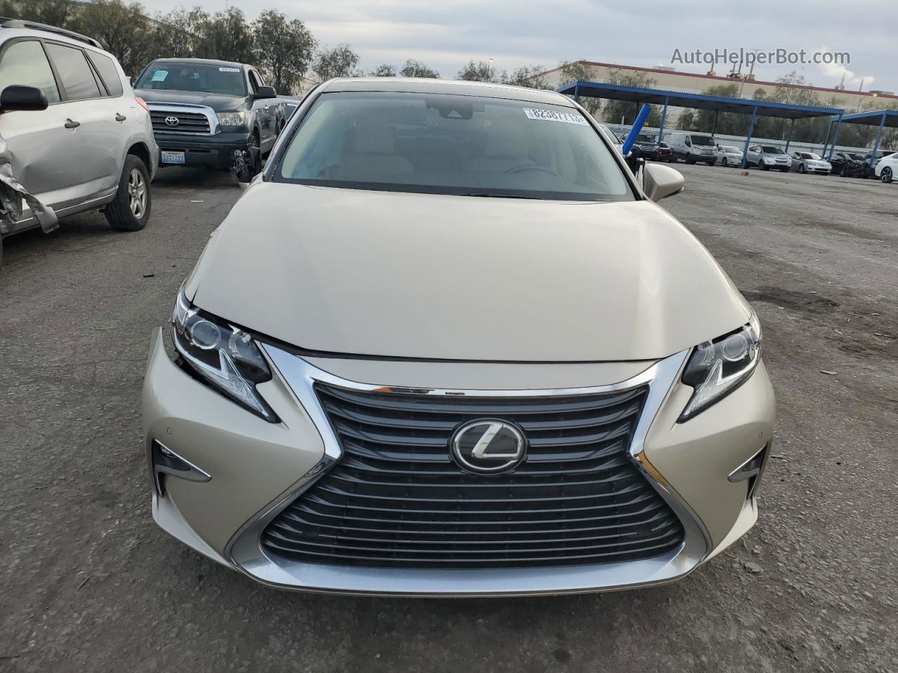 2017 Lexus Es 350 Beige vin: 58ABK1GG5HU059405