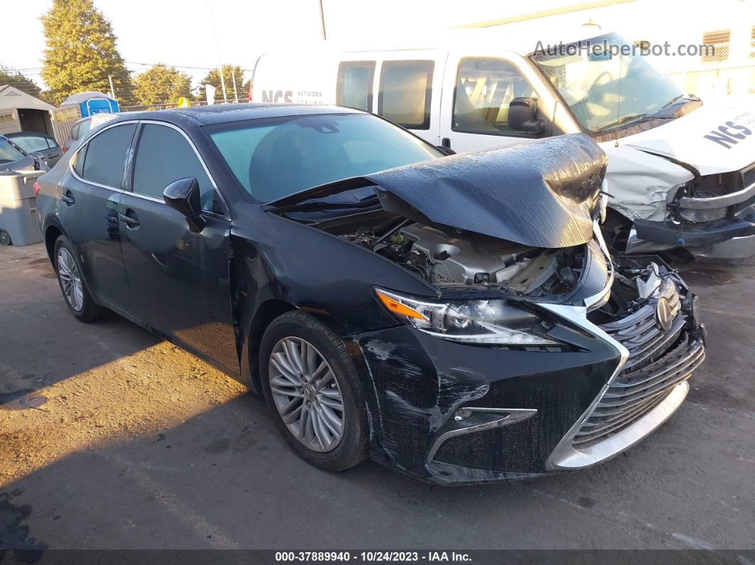 2017 Lexus Es 350 Black vin: 58ABK1GG5HU066726