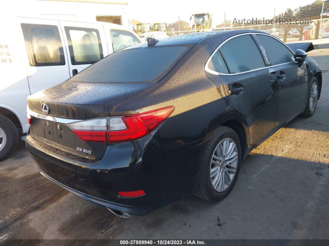 2017 Lexus Es 350 Black vin: 58ABK1GG5HU066726