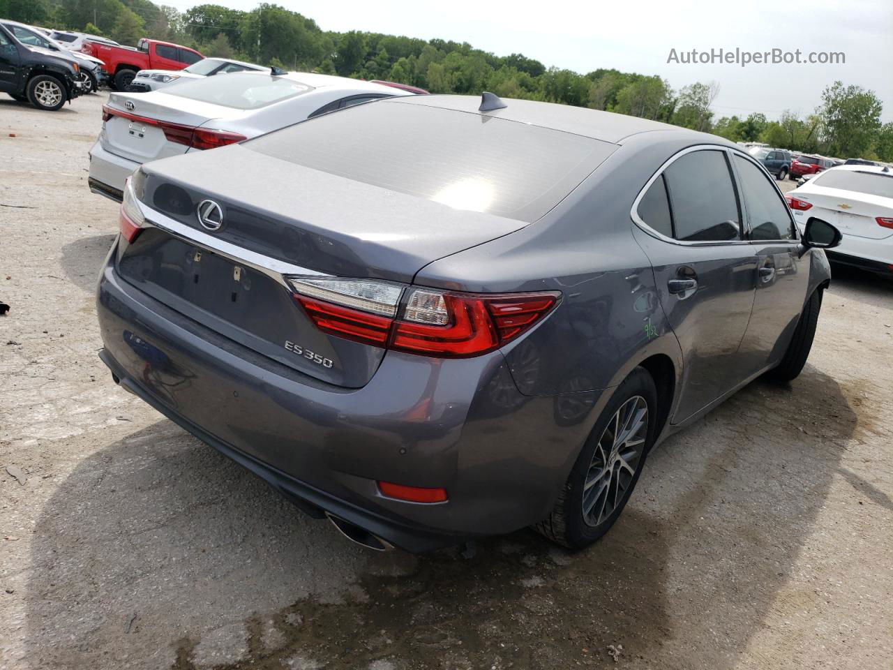 2017 Lexus Es 350 Silver vin: 58ABK1GG5HU077595