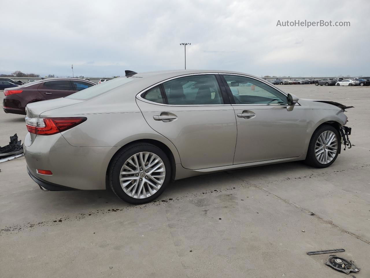 2018 Lexus Es 350 Gray vin: 58ABK1GG5JU082267