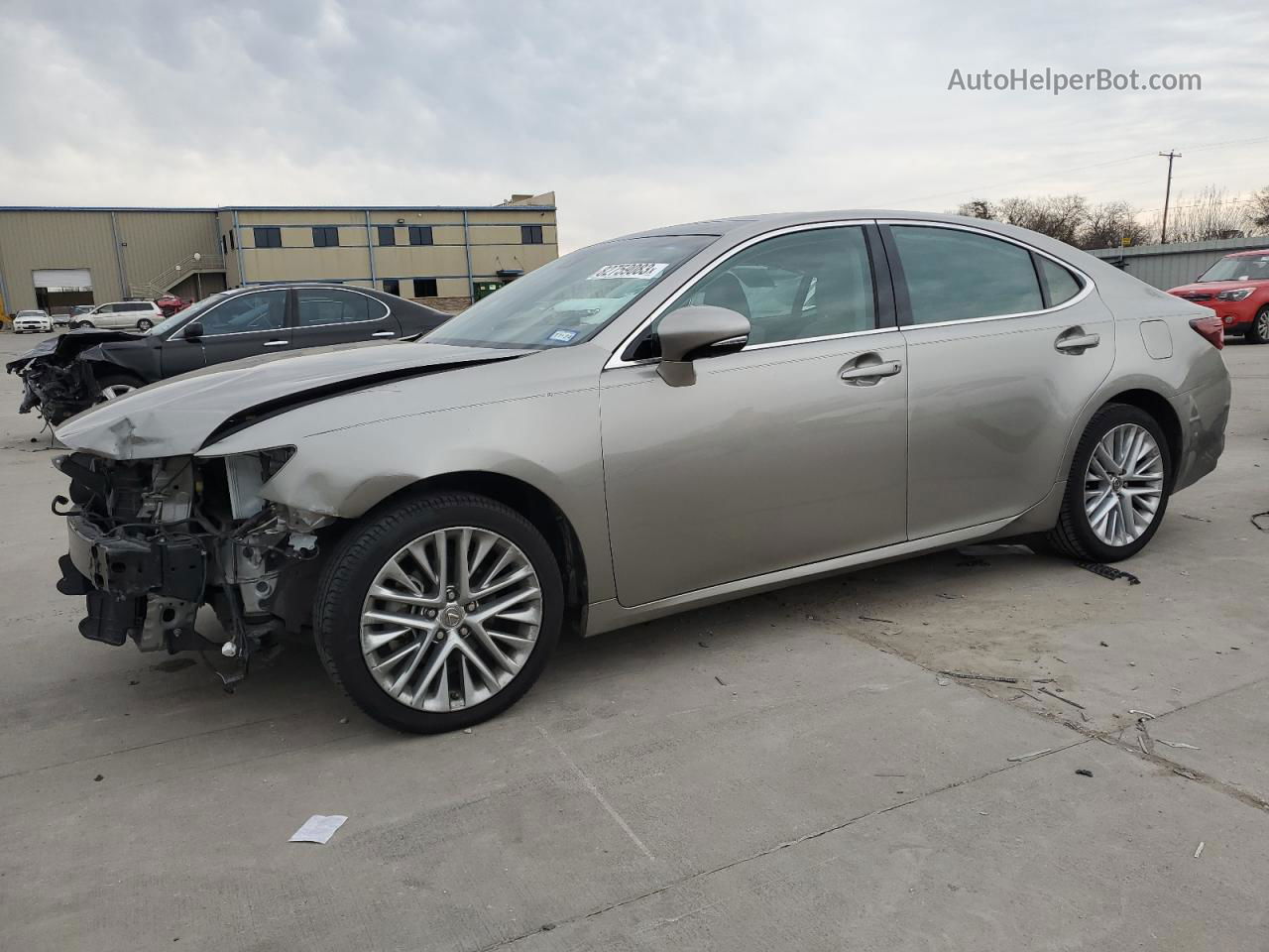 2018 Lexus Es 350 Gray vin: 58ABK1GG5JU082267