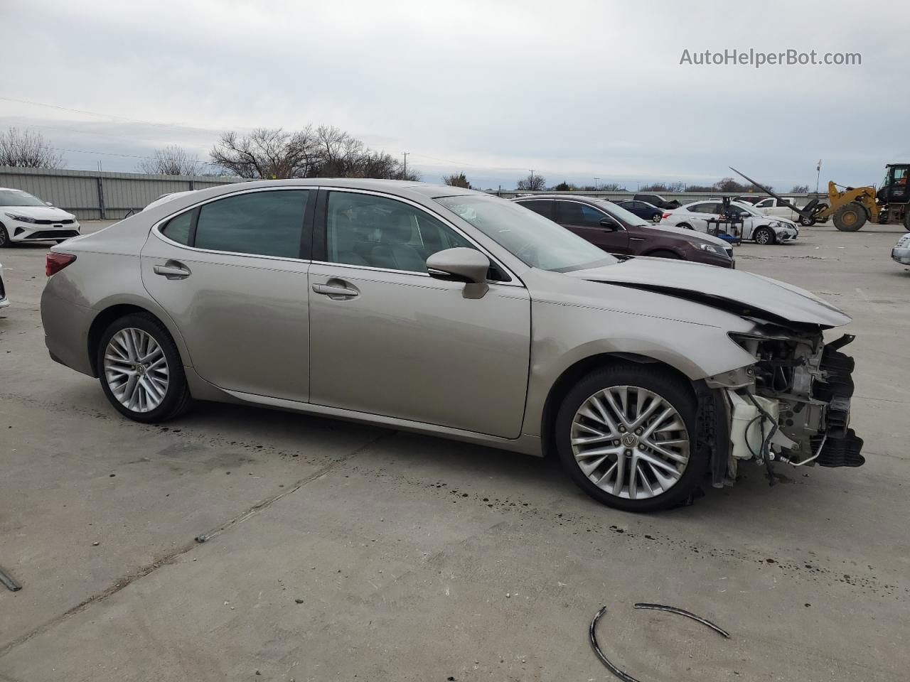 2018 Lexus Es 350 Gray vin: 58ABK1GG5JU082267