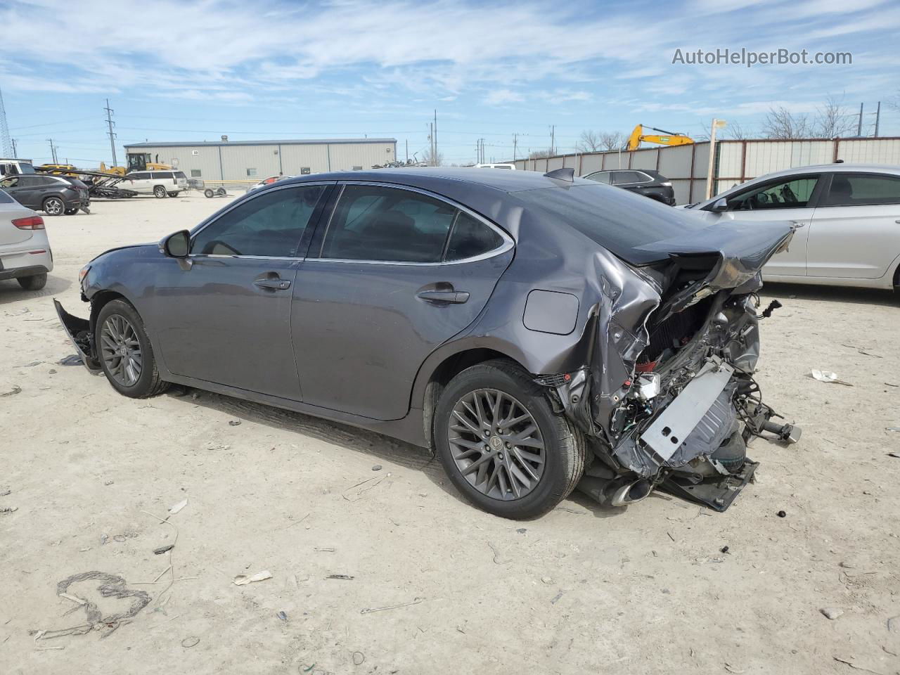 2018 Lexus Es 350 Угольный vin: 58ABK1GG5JU090028