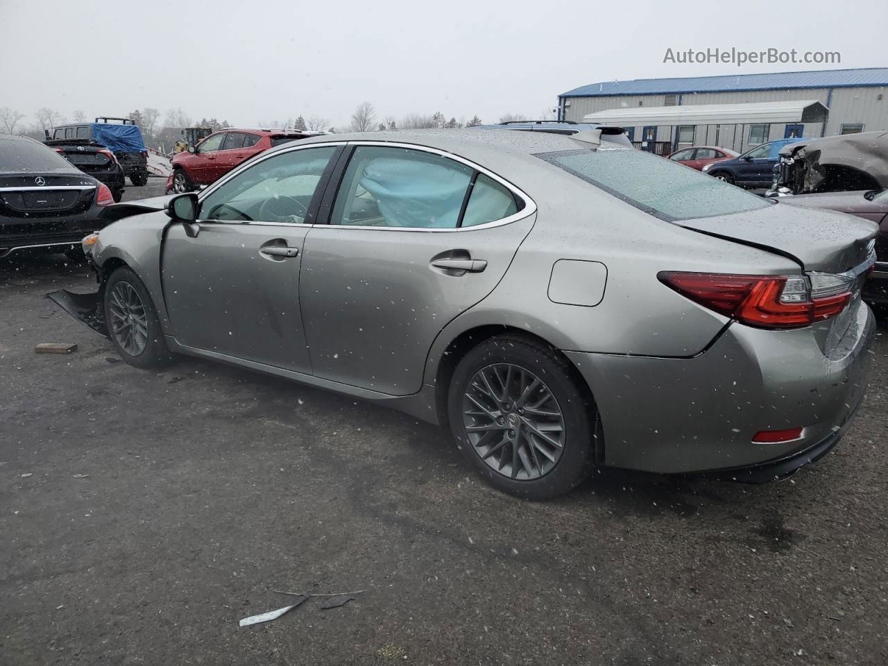 2018 Lexus Es 350 Gray vin: 58ABK1GG5JU096170