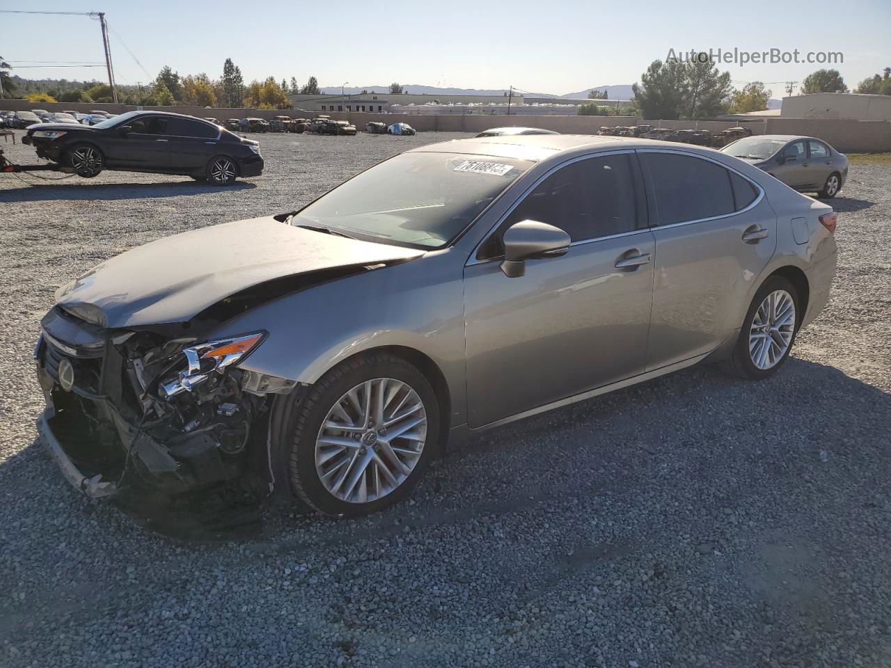 2018 Lexus Es 350 Silver vin: 58ABK1GG5JU100296