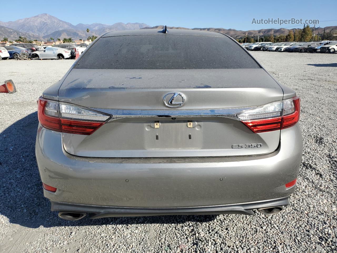 2018 Lexus Es 350 Silver vin: 58ABK1GG5JU100296