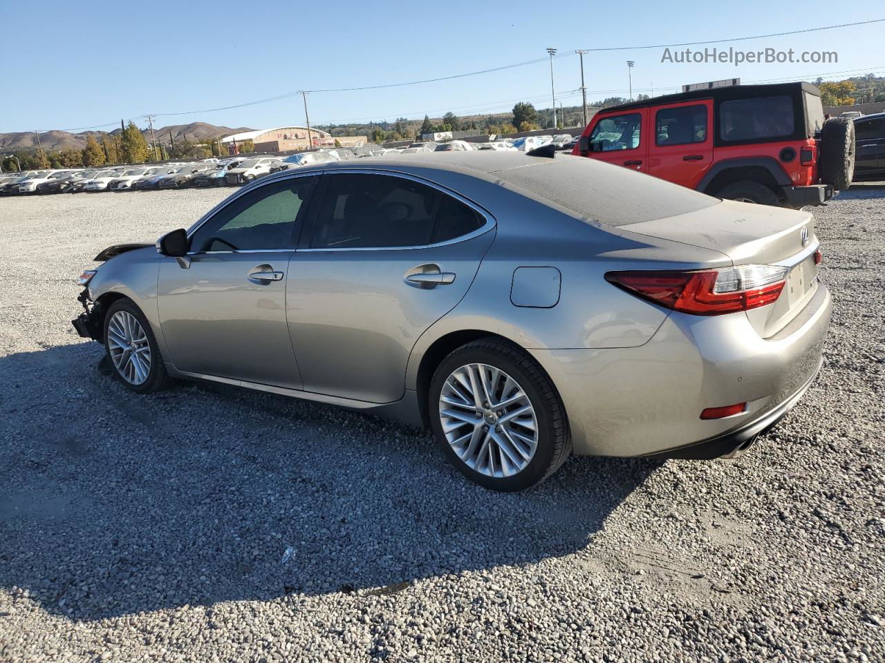 2018 Lexus Es 350 Silver vin: 58ABK1GG5JU100296