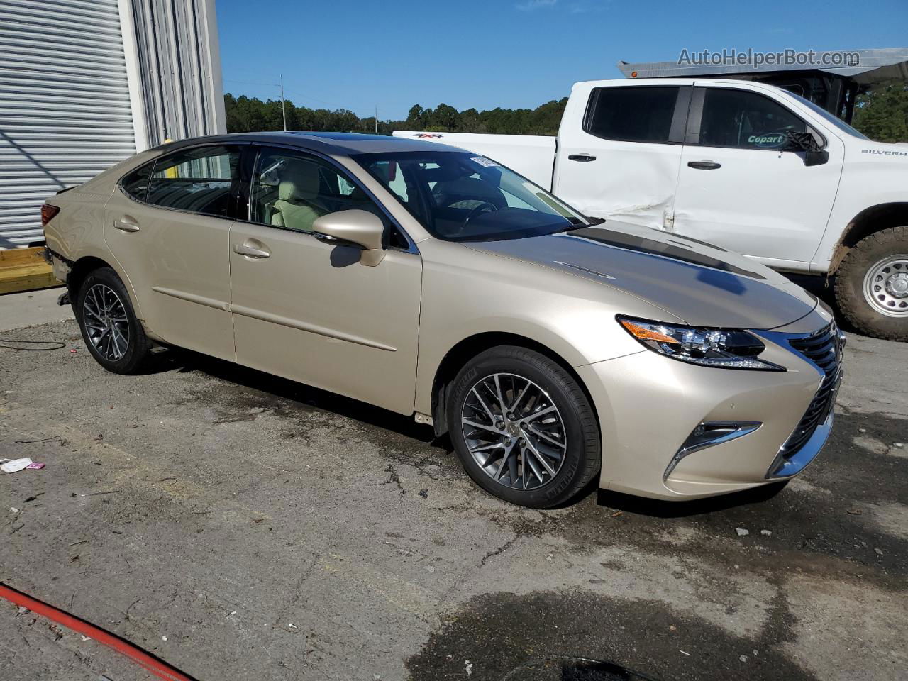 2018 Lexus Es 350 Gold vin: 58ABK1GG5JU101576