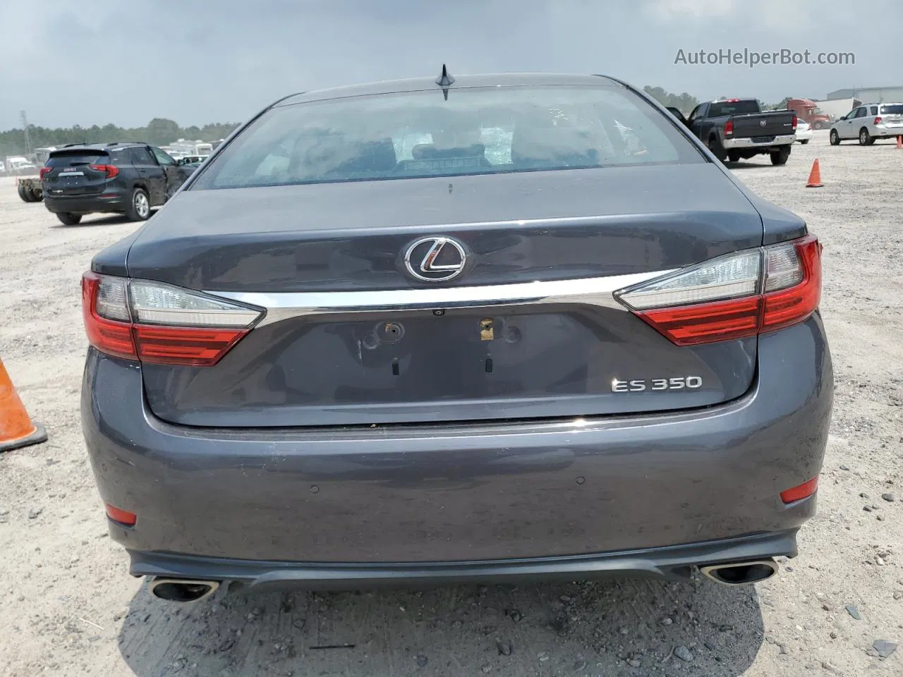 2018 Lexus Es 350 Gray vin: 58ABK1GG5JU110083