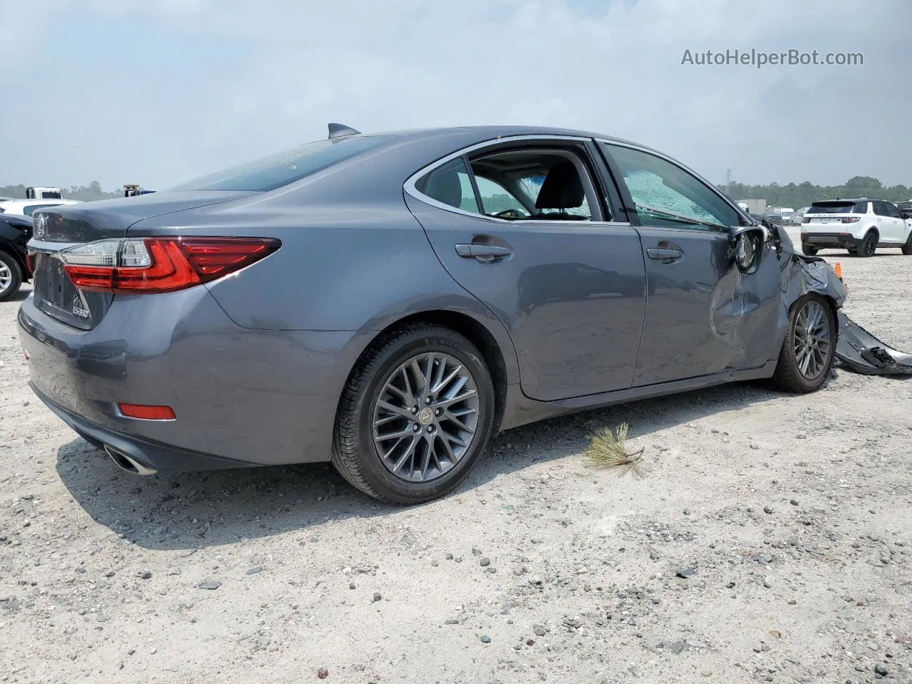 2018 Lexus Es 350 Gray vin: 58ABK1GG5JU110083