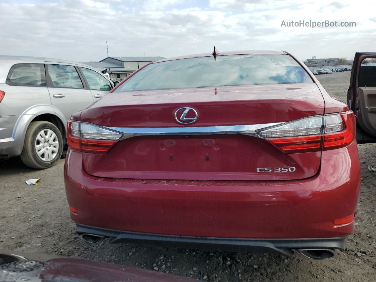 2016 Lexus Es 350 Red vin: 58ABK1GG6GU014603